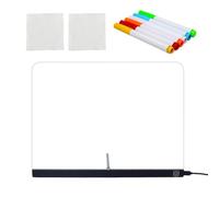Tablero de dibujo LED - 7 modos de luz de color, pintura acrílica borrable borrable, herramienta de tableta luminosa regulable, herramienta de dibujo y pintura | para niñas en casa viajes arte
