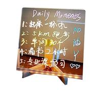 Tablero de dibujo LED acrílico transparente con luz para notas, notas iluminadas para niños, manualidades, proyectos, bocetos, mensajes brillantes