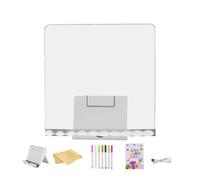 Tablero de dibujo LED - Pantalla de notas brillante recargable de acrílico | Tablero de notas iluminado con bolígrafos de secado rápido iluminación colorida | Bloc de escritura creativo para niños que