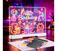 Tablero de dibujo LED para niños, acrílico, con 7 colores, placa de luz acrílica