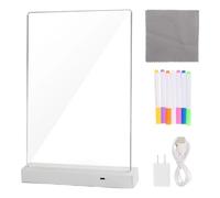 Tablero de dibujo LED para niños, suministros de escritura de 1200 mAh