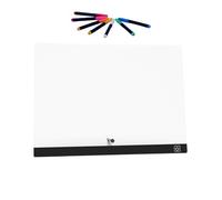 Tablero de dibujo LED - Tablero de escritura borrable en, accesorios de escritura borrables, tableros de dibujo luminosos, tableros de mensajes acrílicos para niños, adolescentes, adultos