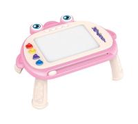 Tablero de dibujo magnético, bloc de dibujo magnético, tablero de dibujo infantil con diseño de rana, bloc de dibujo para escribir y pintar, juguete educativo para niños pequeños, diseño de mesa