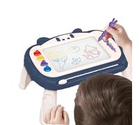 Tablero De Dibujo Magnético Para Niños Pequeños, Hoja Magnética Con Marco Duradero, Panel De Portátil, Accesorio De Dibujo Educativo, Bandeja Plegable Para Soporte De Piernas | Para Niños Via