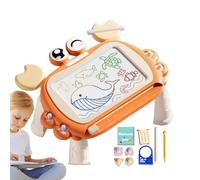 Tablero de Dibujo magnético para niños pequeños, Tablero de garabatos magnéticos - Bloc de Dibujo magnético de Dibujos Animados Doodle | Tablero de de Dibujo Educativo con 4 Sellos, tamaño de