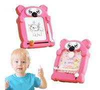 Tablero de dibujo magnético para, tablero de garabatos magnético,Estera de garabato portátil - Juguete de viaje de juego de doble cara, juguetes de aprendizaje para actividades de aprendizaje