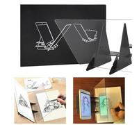 Tablero de dibujo óptico Tablero de trazado Lente de dibujo Asistente de dibujo Imagen Reflector Proyector Tablero de pintura Copiar tabla Proyección Tablero Linyi Plotter Ayuda de dibujo