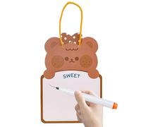 Tablero de dibujo para niños, Tablero de garabato,Pizarra borrable - Tablero de garabatos con bolígrafo de pizarra, bloc de escritura de doble cara, bloc de dibujo para pintar y escribir