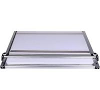 Tablero de Dibujo portátil A2 con ángulo Ajustable y Tiras de Acero Inoxidable for arquitectos y Artistas(60x70CM)