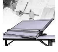 Tablero de dibujo profesional con barra de movimiento paralelo e inclinación ajustable, ideal para artistas y arquitectos