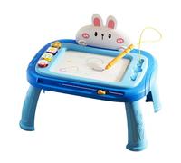 Tablero de dibujos magnéticos, tabla de garabatos para,Tablero de dibujos animados para - Juguete de habilidades motoras finas con soporte de pie de mesa extraíble para exteriores, hogar, escuela y