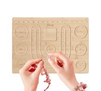 Tablero de diseño de cuentas, preciso, suave, antiarañazos, suministros para manualidades, fabricación de joyas, para adultos, profesionales, entusiastas principiantes, mujeres diseñadoras
