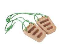 Tablero de entrenamiento de 2 Grips, Hangboard Escalada | Tabla de escalada ligera, tabla de refuerzo de mango de madera, tabla de suspensión resistente para escaladores, madera