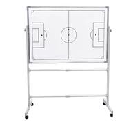 Tablero de Entrenamiento de Fútbol, Pizarra Futbol Entrenador 39,4" X 27,6", uso por Ambos Lados, con Soporte Ajustable, Ideal para Explicar Estrategias