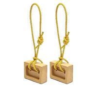 Tablero De Entrenamiento De La Fuerza De La Manija Del Dedo De Madera Del Tablero De Escalada Portátil - Equipo De Bloque De Entrenamiento De Tracción Para La Pared De Puerta Interior Del Gimnasio En