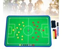 Tablero de entrenamiento fútbol, tablero magnético tácticas y estrategias, pizarra borrable para entrenadores con imanes rotulador, equipo para