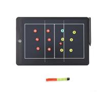 Tablero de entrenamiento LCD con marcadores magnéticos para dibujar diagramas formaciones y estrategias posicionales en fútbol y otros deportes de equipo (voleibol)