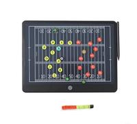 Tablero de entrenamiento LCD para entrenadores para planificar tácticas, dibujar formaciones y demostrar el movimiento del jugador utilizando calcomanías magnéticas (rugby)