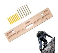 Tablero de escalada para escalada | Diapasón de madera para entrenamiento de rock | suspensión de roca para marco de agarre de escalada en pared, piedras de entrenamiento, montaje en puerta