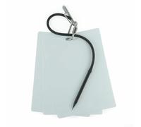 Tablero de escritura de buceo de acero inoxidable 316, bloc de notas de varias páginas con sistema métrico integrado y para regla IMPERIAL, registrador de datos subacuático impermeable, 20 x 14,8 cm