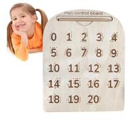 Tablero de escritura del de madera - Juego de aprendizaje de números y letras, herramienta educativa | Imprescindible para la clase de guardería, herramienta para niños a part