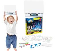 Tablero de escritura LED fluorescente - Bloc de dibujo mágico | Luz de neón | Mensaje para niños | Artistas | Estudiantes y decoración de fiestas | Recargable | Pintura fluorescente | Reutilizable |