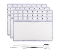 Tablero de esfera flocado antideslizante con compartimentos de almacenamiento y pinzas de precisión para proyectos de cuentas, alfombrilla de esfera suave