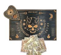 Tablero de espíritu Ouija - Tablero de adivinación de mensajes de madera, Planchette con números | Péndulo para tomar decisiones en el hogar, yoga, salas de meditación, decoración espiritual, juego de