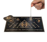 Tablero de espíritu Ouija - Tablero de adivinación de mensajes de madera, Planchette con números | Péndulo para tomar decisiones en el hogar, yoga, salas de meditación, decoración espiritual, juego de