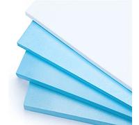 Tablero de espuma de alta densidad for manualidades, lámina de PVC blanca/azul for fabricación de modelos y exhibición, 1 ud.(White,10x30x2cm)