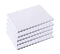 Tablero de espuma de alta densidad for manualidades y exhibición - 20 cm x 30 cm, varios grosores(White,Thickness 2cm 5pcs)