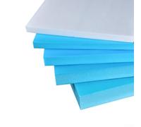 Tablero de espuma de alta densidad para modelos arquitectónicos y mesas de arena | Hoja de espuma azul extruida de 30 x 10 x 2 cm para planificación urbana | Diseño de paisaje | Para fácil y forma |