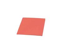 Tablero de espuma de esponja cuadrado de 1 mm, 2 mm, 5 mm y 6 mm, almohadilla de prensa for máquina laminadora suave de silicona roja, 1 pieza(500x500x5mm)