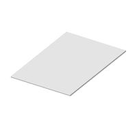 Tablero de espuma de PVC blanco de 200 x 300 mm (grosor: 7 mm/12 mm): láminas rígidas expandidas for manualidades, modelismo, señalización y expositores exteriores.(200X300X7Mm)