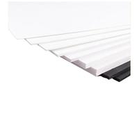 Tablero de espuma de PVC expandido 200 × 300/400 × 600 mm, 7-18 mm de espesor, hoja artesanal blanca for proyectos de arte 1 pieza(200x300x7mm)