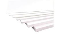 Tablero de espuma de PVC expandido de 5 piezas - 1/2/3 mm de espesor - Hojas blancas for manualidades for proyectos de arte y exhibición de bricolaje(100x200x3mm)