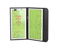 Tablero de estrategia futbolística, Tablero táctico de fútbol plegable borrado en seco doble cara con 5 piezas