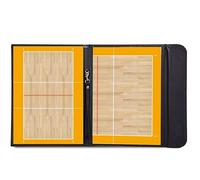 Tablero de estrategia táctica magnético baloncesto portátil, tablero marcadores entrenamiento borrado en seco, kit portapapeles for entrenadores con jugador y bolígrafo(Volleyball)