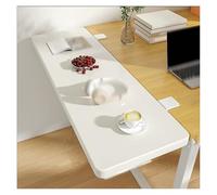 Tablero de extensión de encimera, bandeja extensora de escritorio plegable, extensión de borde con abrazadera, extensor de alféizar de ventana for plantas de interior(White,25x100cm (9.8x39.4in))