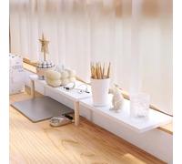 Tablero de extensión de repisa de ventana, soporte para plantas de interior que ahorra espacio, estante de almacenamiento personalizable para cocina y dormitorio, 80 cm de alto x 30 cm de ancho