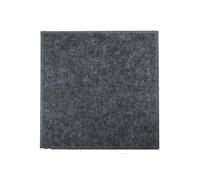 Tablero De Fieltro For Azulejos, Tablón Anuncios Autoadhesivo Corcho Con Aviso Cuadrado,Notas, Decoración Pared For Oficina Y Hogar, 8 Uds para Fotos(Dark Gray)