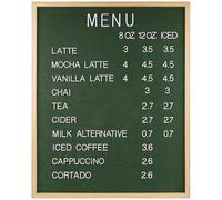 Tablero de fieltro grande de 24 x 30 pulgadas, tablero de fieltro verde con 966 letras precortadas, tableros de letras intercambiables para el hogar, oficina, eventos y aula, letrero montado en la