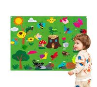 Tablero de Fieltro para Niños en Edad Preescolar,Juegos de Historias de