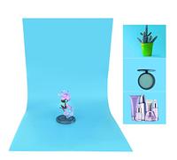 Tablero de Fondo de Fotografía de PVC Esmerilado 120x60cm para Sesiones de Artículos de Moda Femenina (Blue)