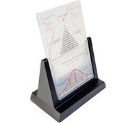 Tablero de Galton de escritorio, modelo de demostración de probabilidad del tablero de Galton con curva de campana, modelo de experimento físico, diseño que proporciona representación visual.