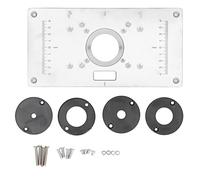 Tablero de giro de la máquina de recorte Alejo de aluminio Multifuncional Universal Tablero de madera Inserto de aluminio Premium Aleación de aluminio Servidura Dura fácil de