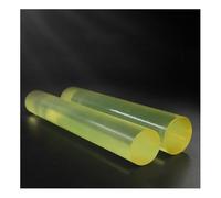 Tablero de goma elástica de poliuretano, 1 Uds. Varilla redonda 75A, 20-100mm de diámetro for juntas y sellos, 50cm(Clear yellow,95x500mm)