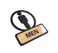 Tablero de inodoro autoadhesivo baño señalización inodoro recordatorio signo colgante placa para oficina de negocios puerta pública pared para oficina (color 02)