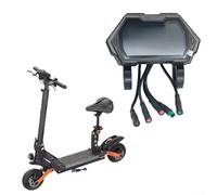 Tablero de instrumentos de pantalla de scooter eléctrico, panel de control de instrumentos de pantalla de medidor digital compatible con KUGOO para scooters Kukirin G2Pro/G2Max