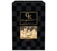 Tablero de juego de madera artesanal de alta calidad, juego de ajedrez Kasparov